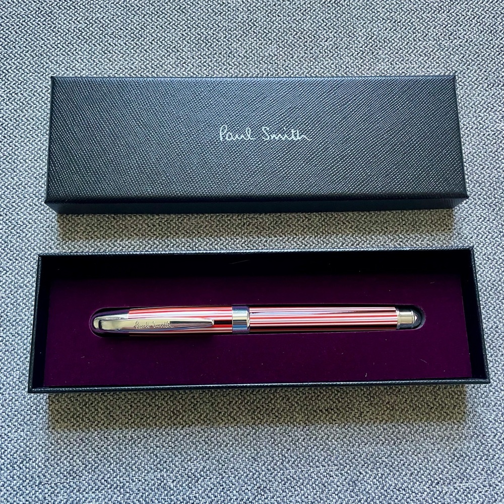 Paul Smith Red, White and Silver Pen BNWT